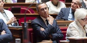 Bruno Retailleau, ministre d& 39 Etat et ministre de l& 39 Interieur, durant la session des questions au gouvernement au SEnat, a Paris, le 9 juillet 2025.