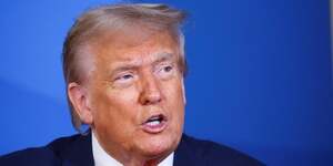 Donald trump a la haye