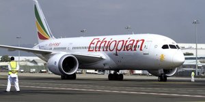 Ethiopian Airlines, avion de passagers, compagnie aérienne, Afrique, aviation, ciel africain,