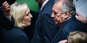 François Bayrou et Marine Le Pen