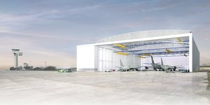 Hangar aéroport Marcel Dassault