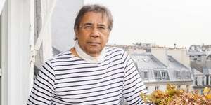 Laurent Voulzy à l'hôtel Burgundy, à Paris, début mars.