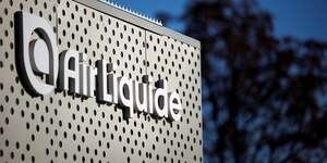 Le logo d& 39 air liquide a paris, france