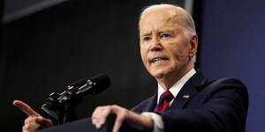 Le president americain biden prononce un discours sur l'economie a l'institut brookings a washington