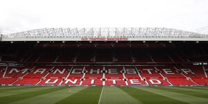 Photo d'archives d'old trafford, stade de manchester united, a manchester, en angleterre