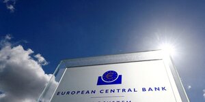 Photo d'archives du logo de la banque centrale europeenne (bce)