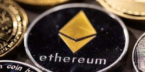 Photo d'illustration de la blockchain open source ethereum et sa monnaie native, l'ether