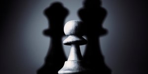 Pion, échecs, jeu, harcèlement, hiérarchie