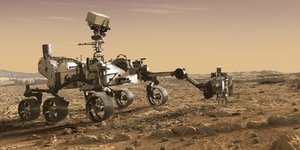 Rover Perseverance sur Mars