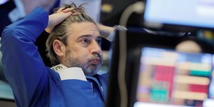 Trader à la Bourse de New York (New York Stock Exchange), Wall Street