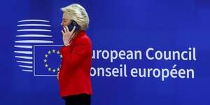Ursula von der leyen lors d& 39 un sommet a bruxelles