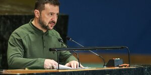 Volodimir zelensky, le president de l'ukraine, s'adresse au « sommet de l'avenir » a l'onu