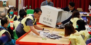 vote à Hong Kong