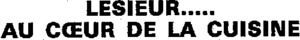 LESIEUR..... AU COEUR DE LA CUISINE_logo