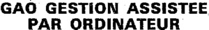 GAO GESTION ASSISTEE PAR ORDINATEUR_logo