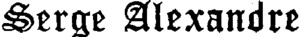 SERGE ALEXANDRE_logo