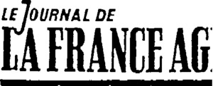 LE JOURNAL DE LA FRANCE AGRICOLE LA VIE AGRICOLE ET RURALE_logo