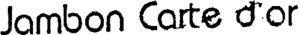 JAMBON CARTE D'OR_logo