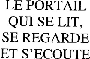 LE PORTAIL QUI SE LIT, SE REGARDE ET S'ECOUTE_logo