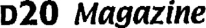 D20 MAGAZINE_logo