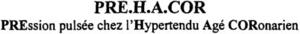 PRE.H.A.COR PRESSION PULSEE CHEZ L'HYPERTENDU AGE CORONARIEN_logo