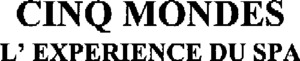 CINQ MONDES L'EXPERIENCE DU SPA_logo
