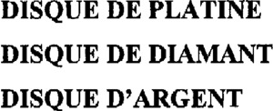 DISQUE DE PLATINE DISQUE DE DIAMANT DISQUE D'ARGENT_logo
