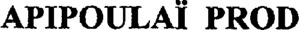 APIPOULAÏ PROD_logo