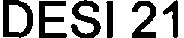DESI 21_logo