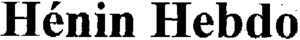 Hénin Hebdo_logo