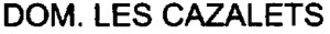 DOM. LES CAZALETS_logo