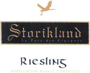 Storikland Le Pays des Cigognes RIESLING APPELLATION ALSACE CONTRÔLÉE_logo