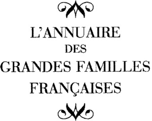 L'ANNUAIRE DES GRANDES FAMILLES FRANÇAISES_logo