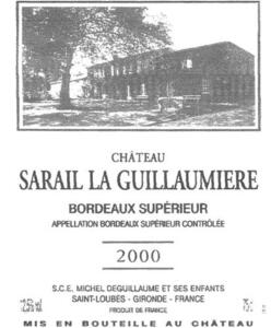 CHÂTEAU SARAIL LA GUILLAUMIERE_logo