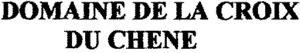 DOMAINE DE LA CROIX DU CHENE_logo