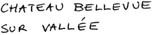 CHATEAU BELLEVUE SUR VALLÉE_logo