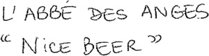 L'ABBÉ DES ANGES "NICE BEER"_logo