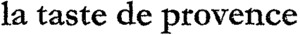 la taste de provence_logo