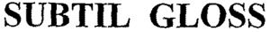 SUBTIL GLOSS_logo