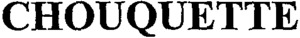 CHOUQUETTE_logo