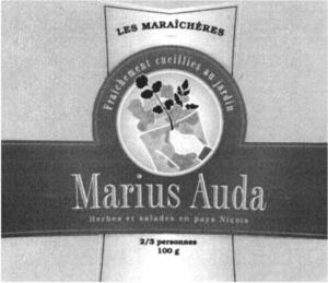 MARIUS AUDA HERBES ET SALADES EN PAYS NIÇOIS LES MARAICHERES FRAICHEMENT CUEILLIES AU JARDIN_logo