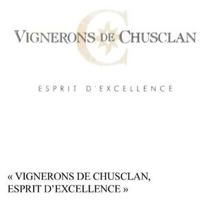 VIGNERONS DE CHUSCLAN ESPRIT D'EXCELLENCE « VIGNERONS DE CHUSCLAN, ESPRIT D'EXCELLENCE »_logo