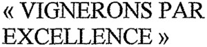 « VIGNERONS PAR EXCELLENCE »_logo