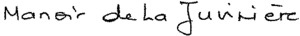 Manoir de La Juvinière_logo