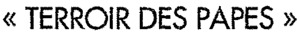 « TERROIR DES PAPES »_logo