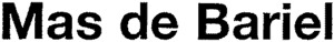 Mas de Bariel_logo