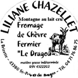 LE DRAGON LILIANE CHAZELLET FROMAGE DE CHEVRE FERMIER_logo
