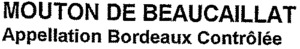MOUTON DE BEAUCAILLAT Appellation Bordeaux Contrôlée_logo