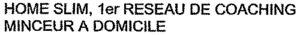 HOME SLIM, 1er RESEAU DE COACHING MINCEUR A DOMICILE_logo