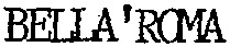 BELLA'ROMA_logo